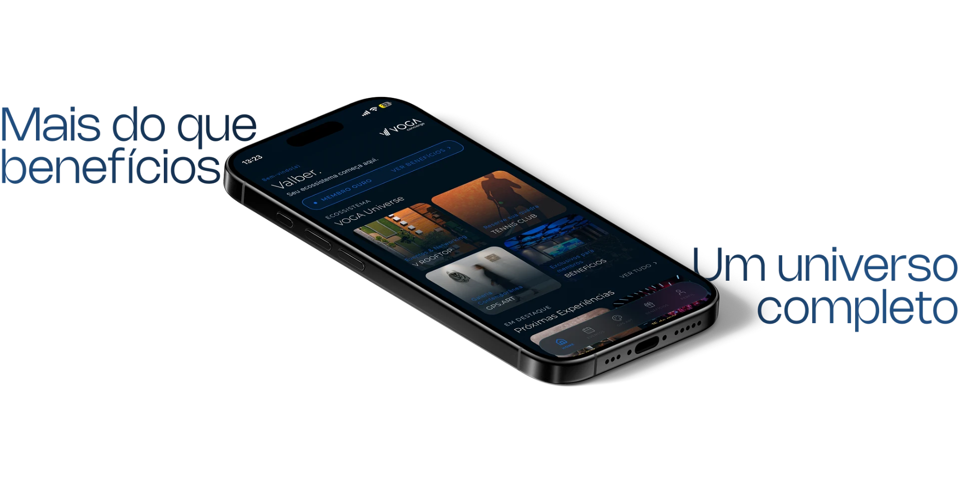 Mais do que benefícios — um universo completo: o aplicativo VOGA Concierge